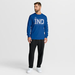 Indianapolis Colts Hometown Sweep Legacy Long Sleeve T-Shirt Royal - Fanatics