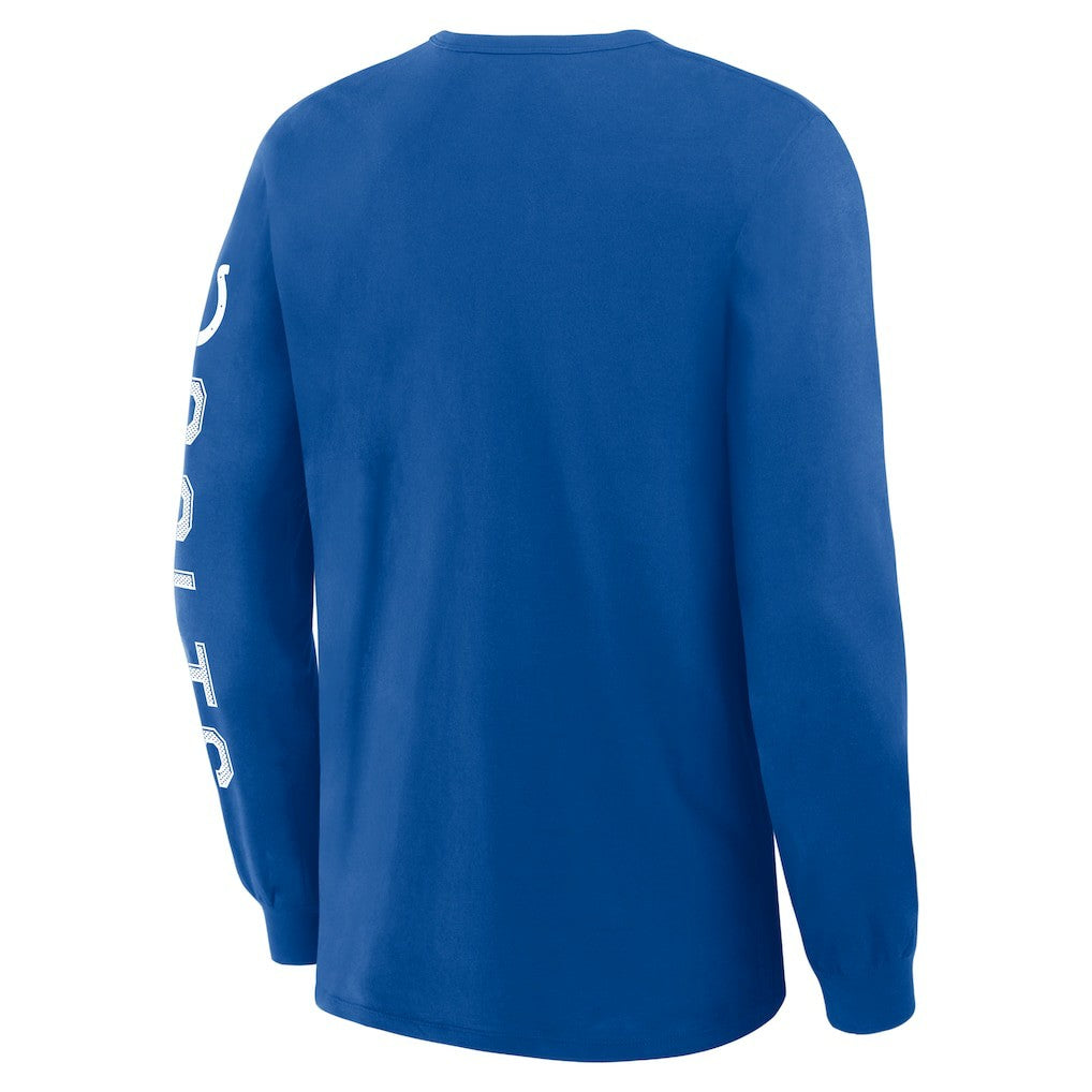 Indianapolis Colts Hometown Sweep Legacy Long Sleeve T-Shirt Royal - Fanatics