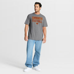 Washington Commanders First Down Tribute Tri-Blend T-Shirt Heather Gray - Fanatics