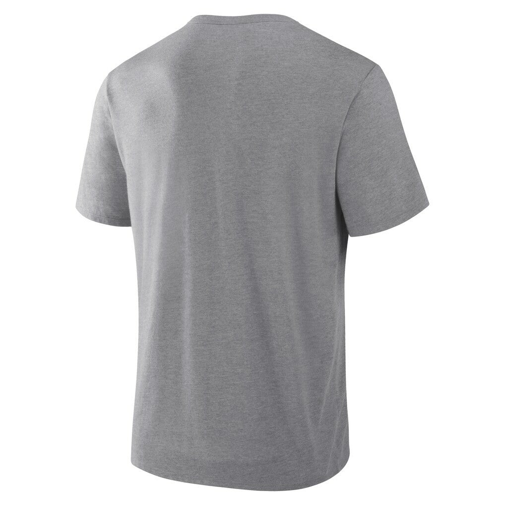 Miami Dolphins First Down Tribute Tri-Blend T-Shirt Heather Gray - Fanatics