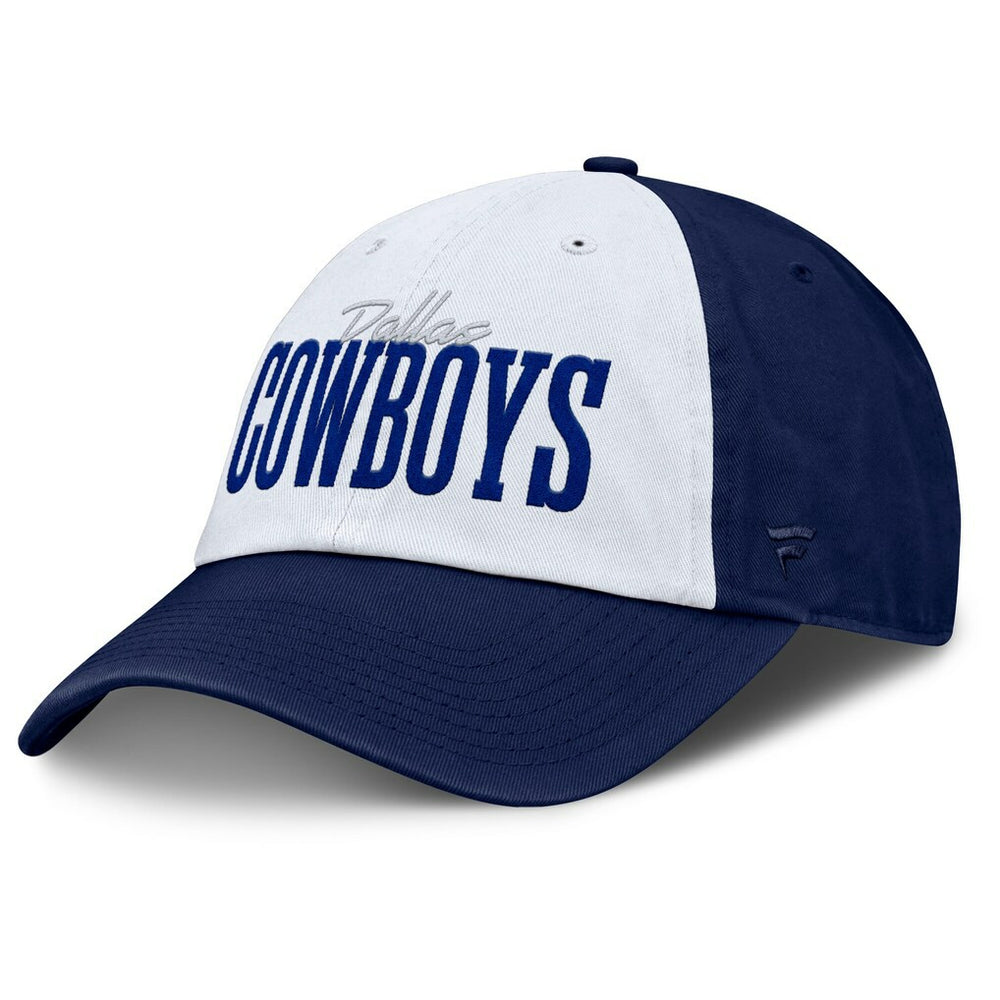 Dallas Cowboys Women's Fanzone Adjustable Hat White/Navy - Fanatics