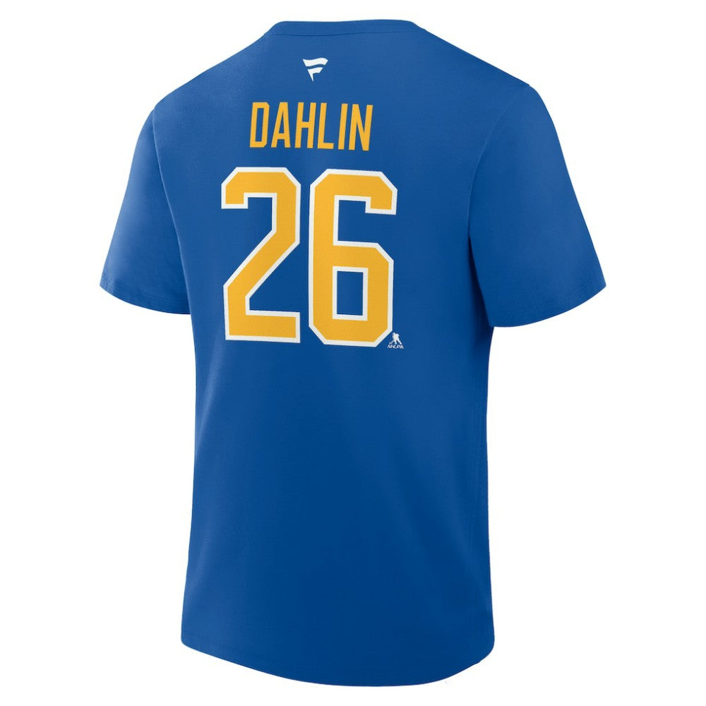 Rasmus Dahlin Buffalo Sabres - Fanatics Authentic Stack Name & Number T-Shirt Royal