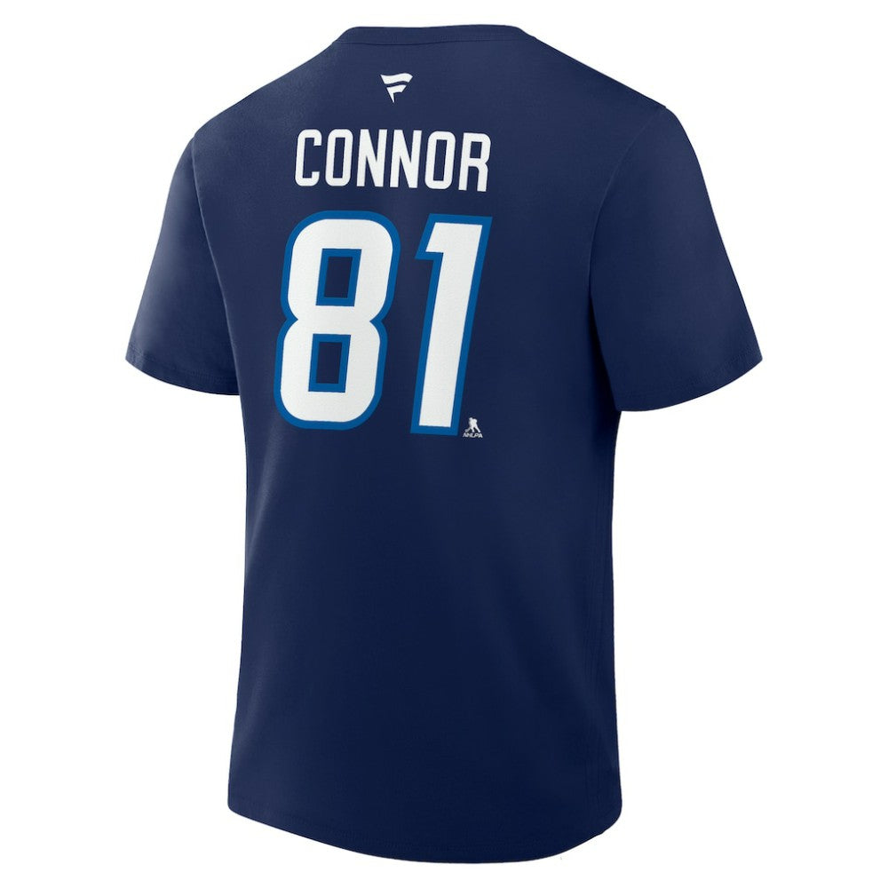 Kyle Connor Winnipeg Jets - Fanatics Authentic Stack Name & Number T-Shirt Navy