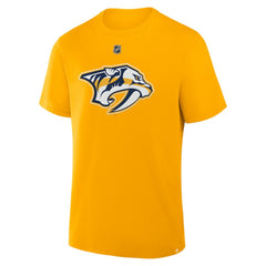 Steven Stamkos Nashville Predators - Fanatics Authentic Stack Name & Number T-Shirt Gold