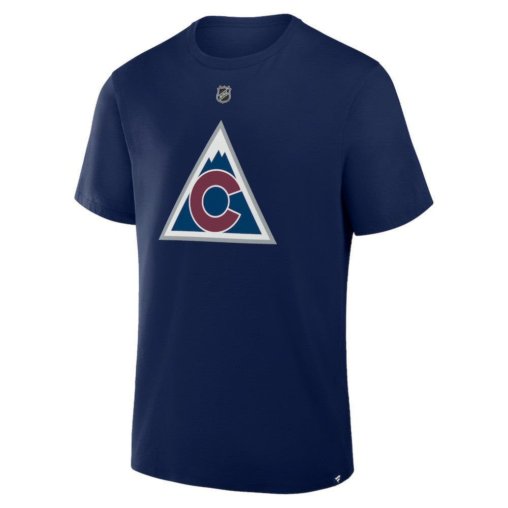 Cale Makar Colorado Avalanche - Fanatics Authentic Stack Name & Number T-Shirt Navy