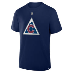 Cale Makar Colorado Avalanche - Fanatics Authentic Stack Name & Number T-Shirt Navy