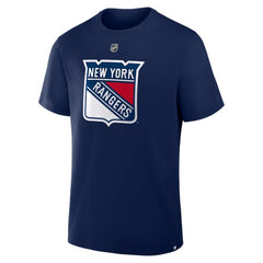 Mika Zibanejad New York Rangers Fanatics Authentic Stack Name & Number T-Shirt Navy