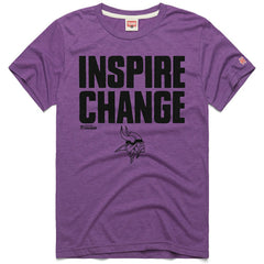 Minnesota Vikings Homage Unisex 2024 Inspire Change Tri-Blend T-Shirt Purple - NFL