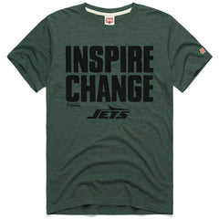 New York Jets Homage Unisex 2024 Inspire Change Tri-Blend T-Shirt Green - NFL