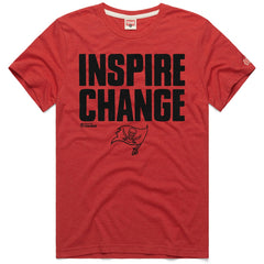 Tampa Bay Buccaneers Homage Unisex 2024 Inspire Change Tri-Blend T-Shirt Red - NFL