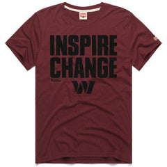 Washington Commanders Homage Unisex 2024 Inspire Change Tri-Blend T-Shirt Burgundy - NFL