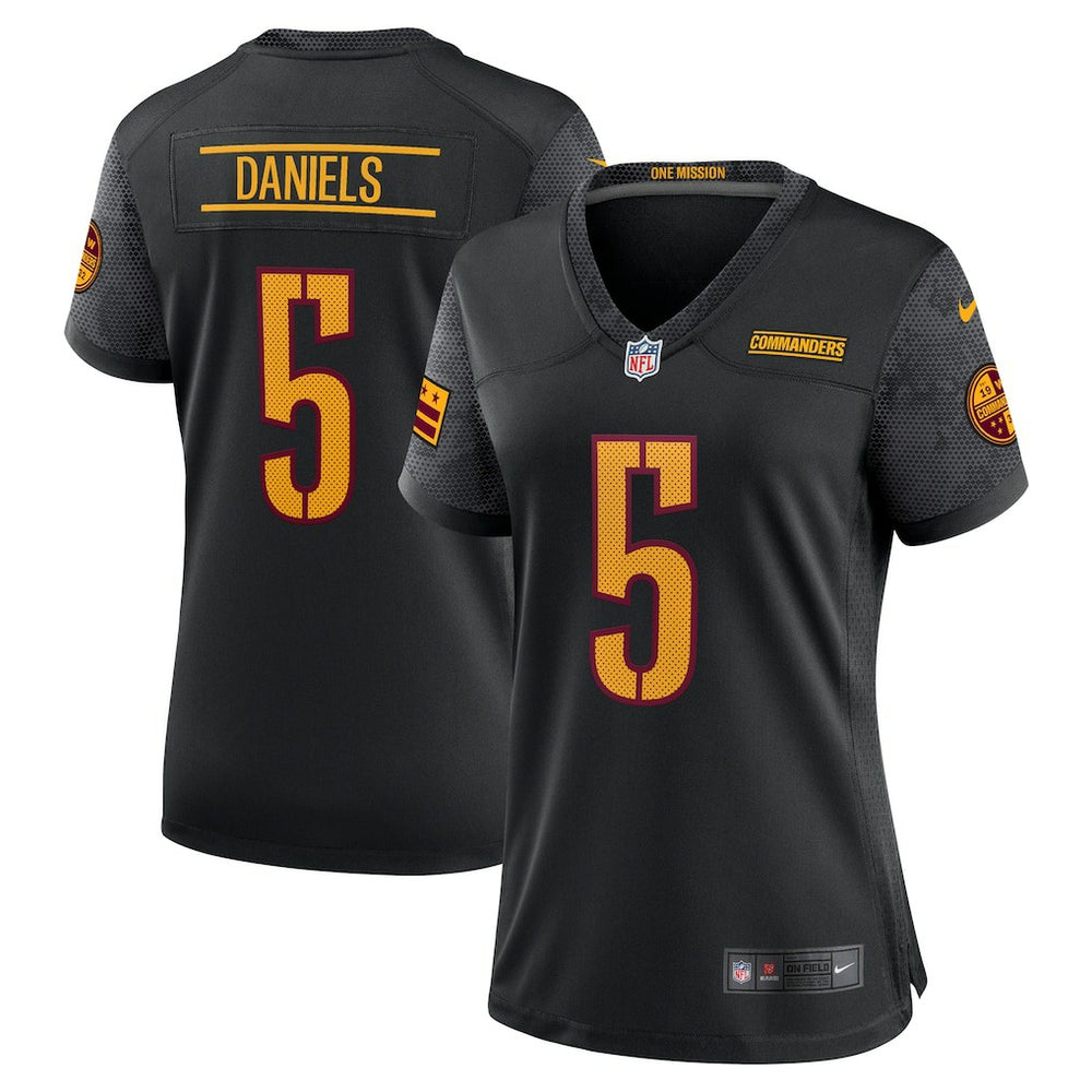 Jayden Daniels Washington Commanders Women's Alternate Game Player Jersey Black - Nike