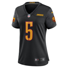 Jayden Daniels Washington Commanders Women's Alternate Game Player Jersey Black - Nike