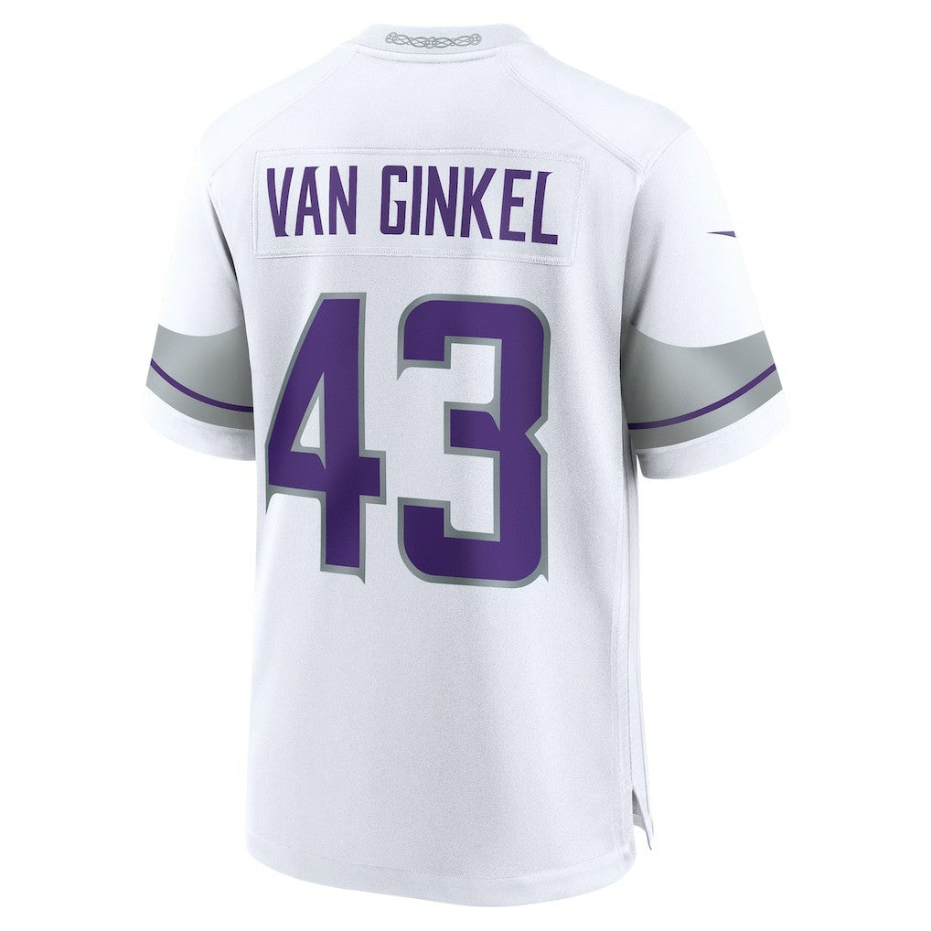 Andrew Van Ginkel Minnesota Vikings Alternate Game Jersey White - Nike