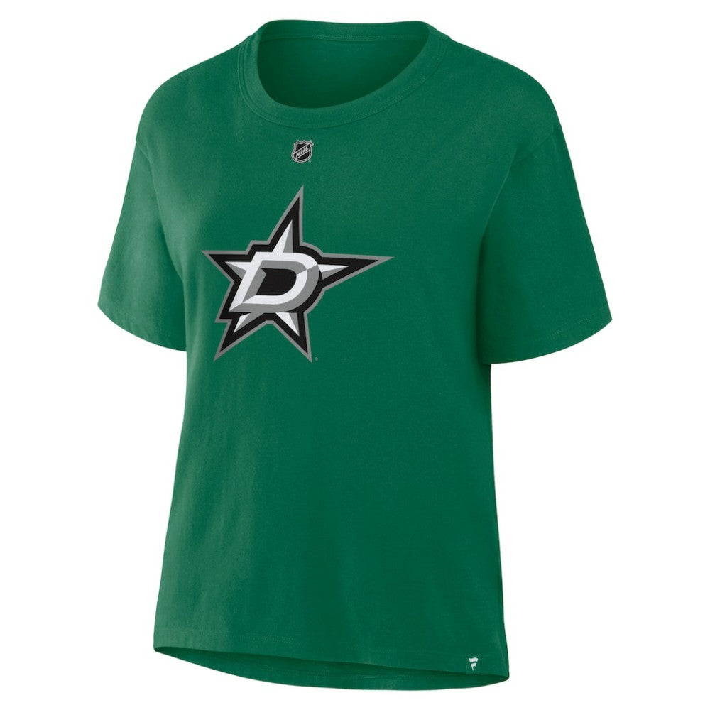 Tyler Seguin Dallas Stars - Fanatics Women's Authentic Stack Name & Number T-Shirt Kelly Green