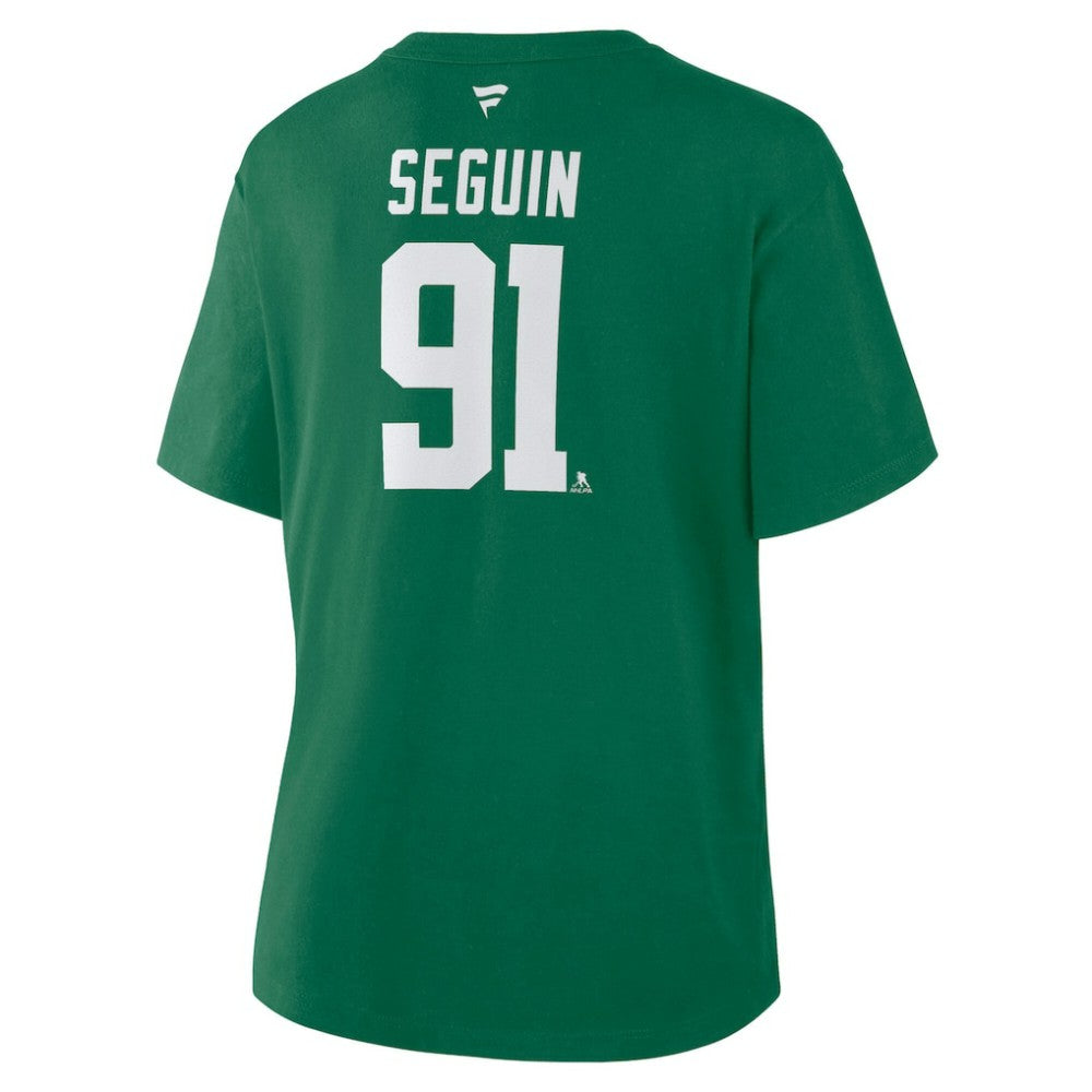 Tyler Seguin Dallas Stars - Fanatics Women's Authentic Stack Name & Number T-Shirt Kelly Green