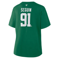 Tyler Seguin Dallas Stars - Fanatics Women's Authentic Stack Name & Number T-Shirt Kelly Green