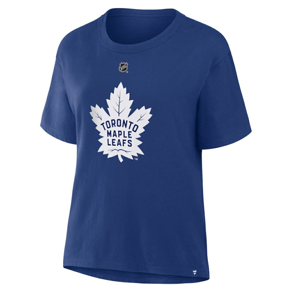 William Nylander Toronto Maple Leafs - Fanatics Women's Authentic Stack Name & Number T-Shirt Blue