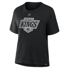 Drew Doughty Los Angeles Kings - Fanatics Women's Authentic Stack Name & Number T-Shirt Black