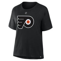 Matvei Michkov Philadelphia Flyers - Fanatics Women's Authentic Stack Name & Number T-Shirt Black