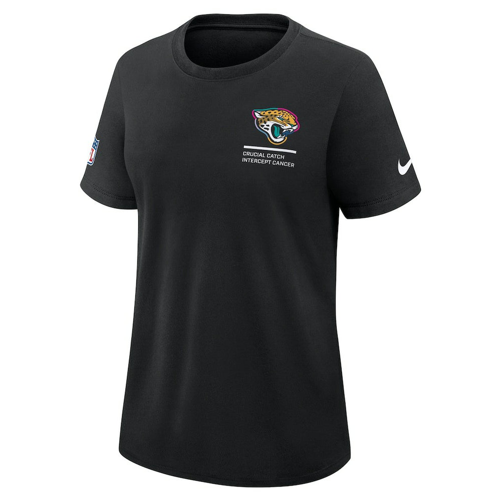 Jacksonville Jaguars Women's 2025 NFL Crucial Catch Tri-Blend Dri-FIT T-Shirt Black - Nike