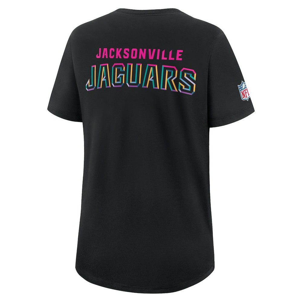 Jacksonville Jaguars Women's 2025 NFL Crucial Catch Tri-Blend Dri-FIT T-Shirt Black - Nike