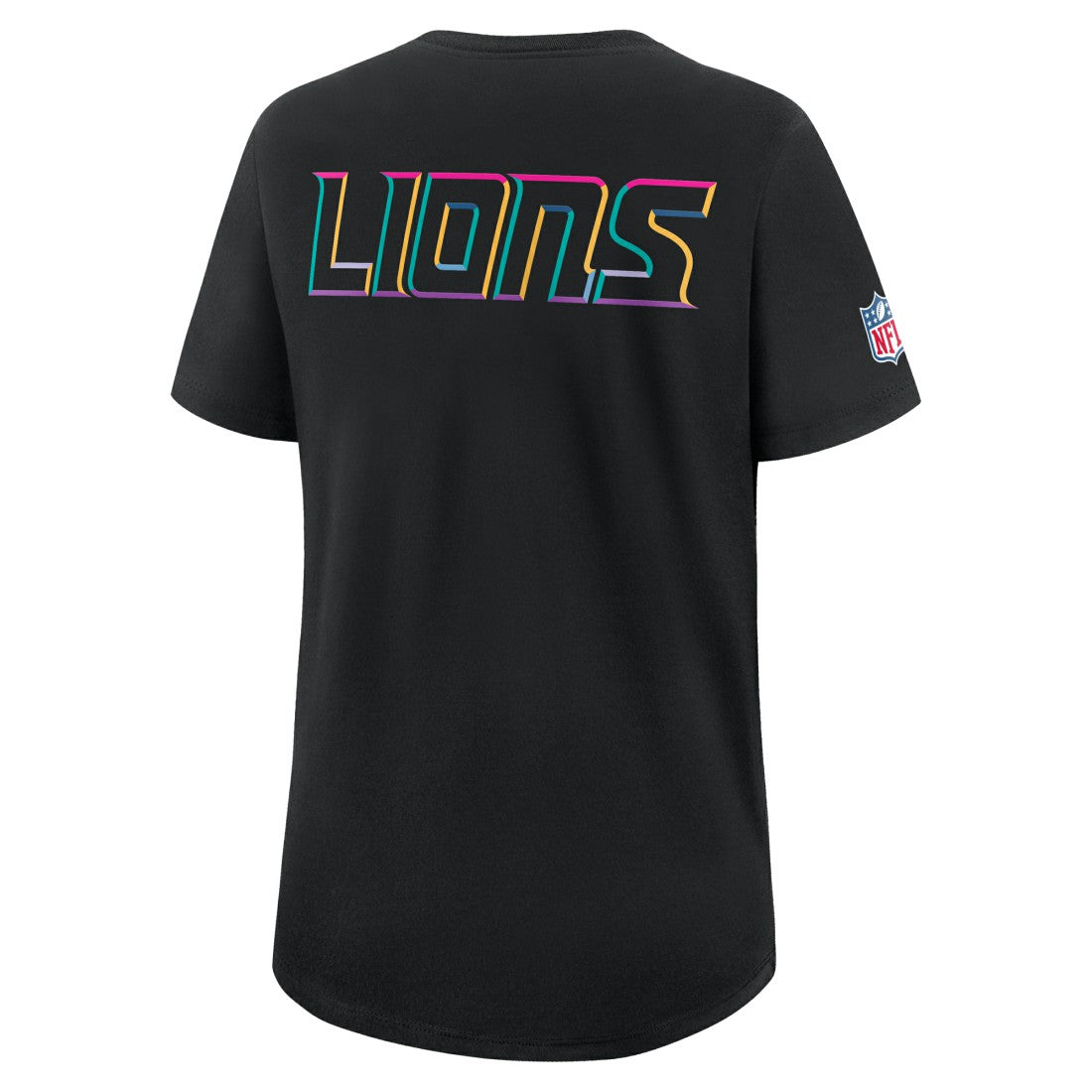 Detroit Lions Women's 2025 NFL Crucial Catch Tri-Blend Dri-FIT T-Shirt Black - Nike