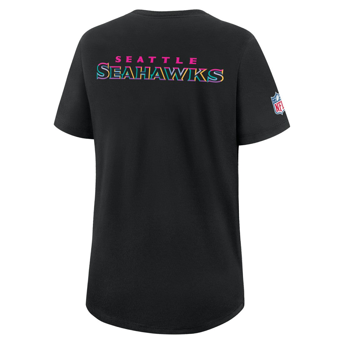 Seattle Seahawks Women's 2025 NFL Crucial Catch Tri-Blend Dri-FIT T-Shirt Black - Nike