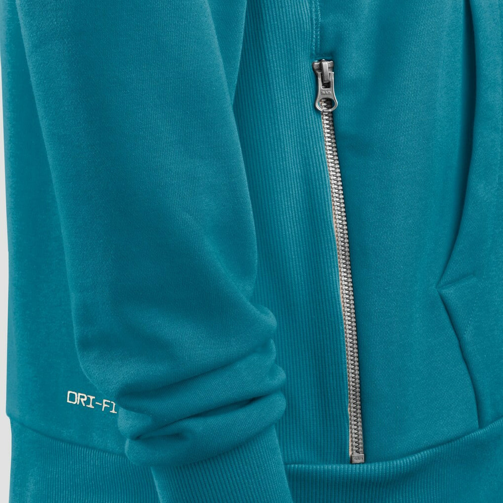 Jacksonville Jaguars Women's Throwback Sideline Standard Issue Dri-FIT Hoodie Teal - Nike