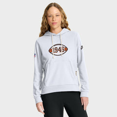 Cleveland Browns Women's Throwback Sideline Standard Issue Dri-FIT Hoodie White - Nike