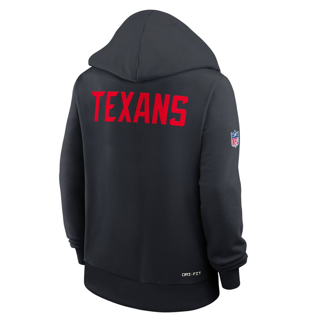 Houston Texans Women's Throwback Sideline Standard Issue Dri-FIT Hoodie Navy - Nike