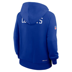 Dallas Cowboys Women's Throwback Sideline Standard Issue Dri-FIT Hoodie Royal - Nike