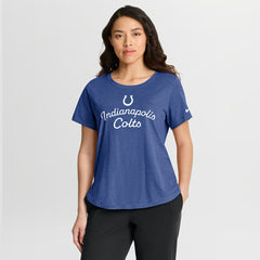 Indianapolis Colts Women's Script Tri-Blend T-Shirt Royal - Nike