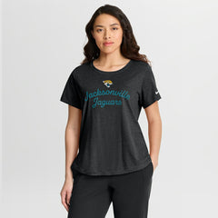 Jacksonville Jaguars Women's Script Tri-Blend T-Shirt Black - Nike