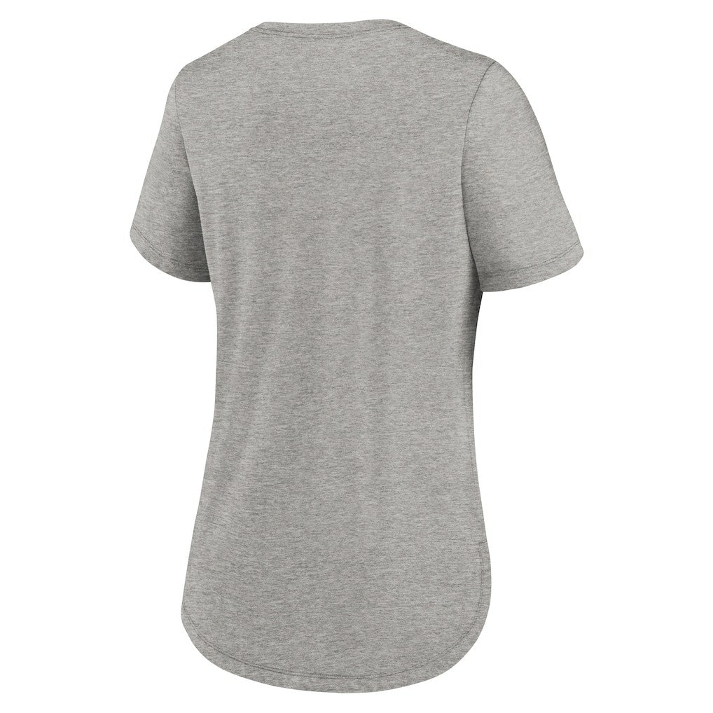 Miami Dolphins Women's Script Tri-Blend T-Shirt Gray - Nike