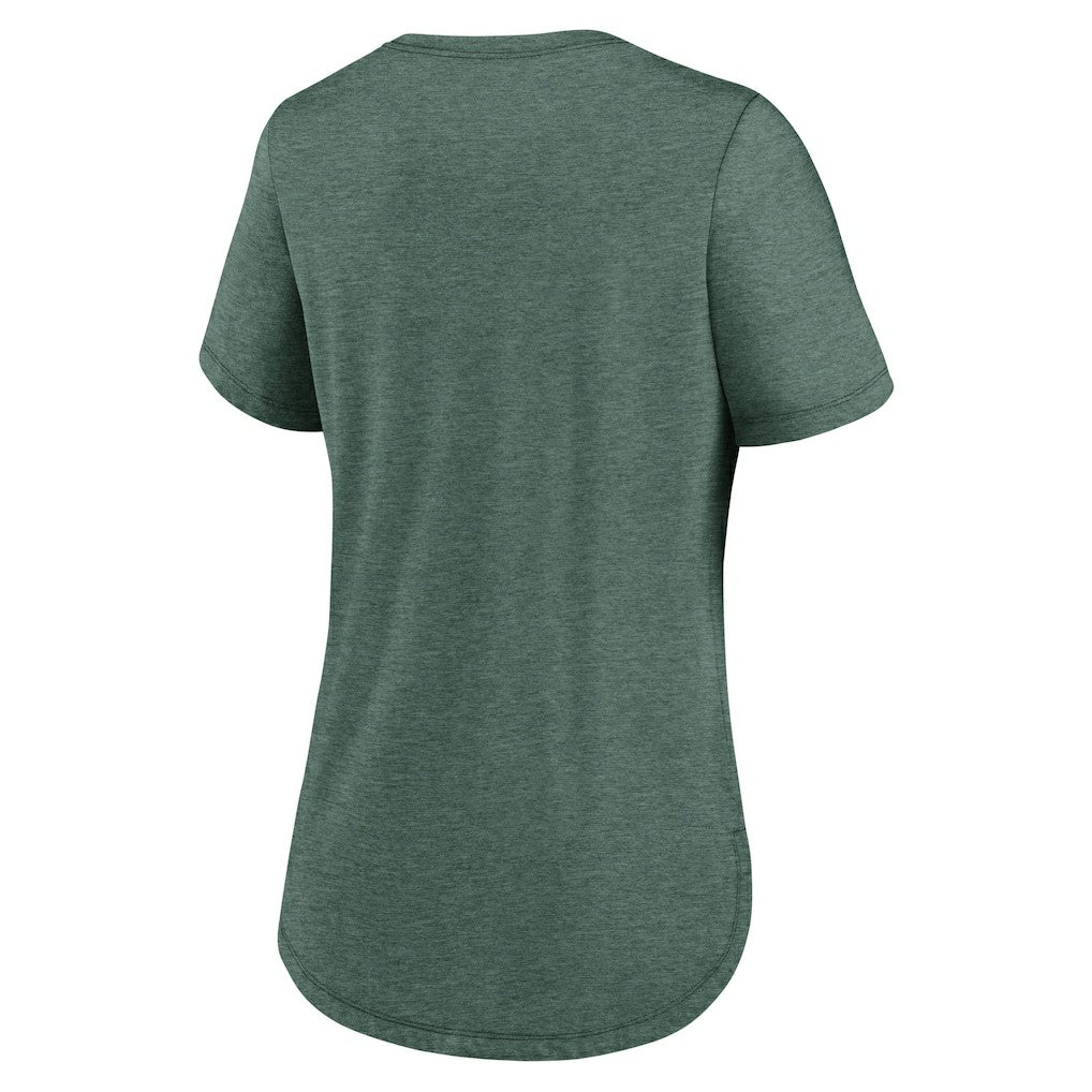 New York Jets Women's Script Tri-Blend T-Shirt Green - Nike