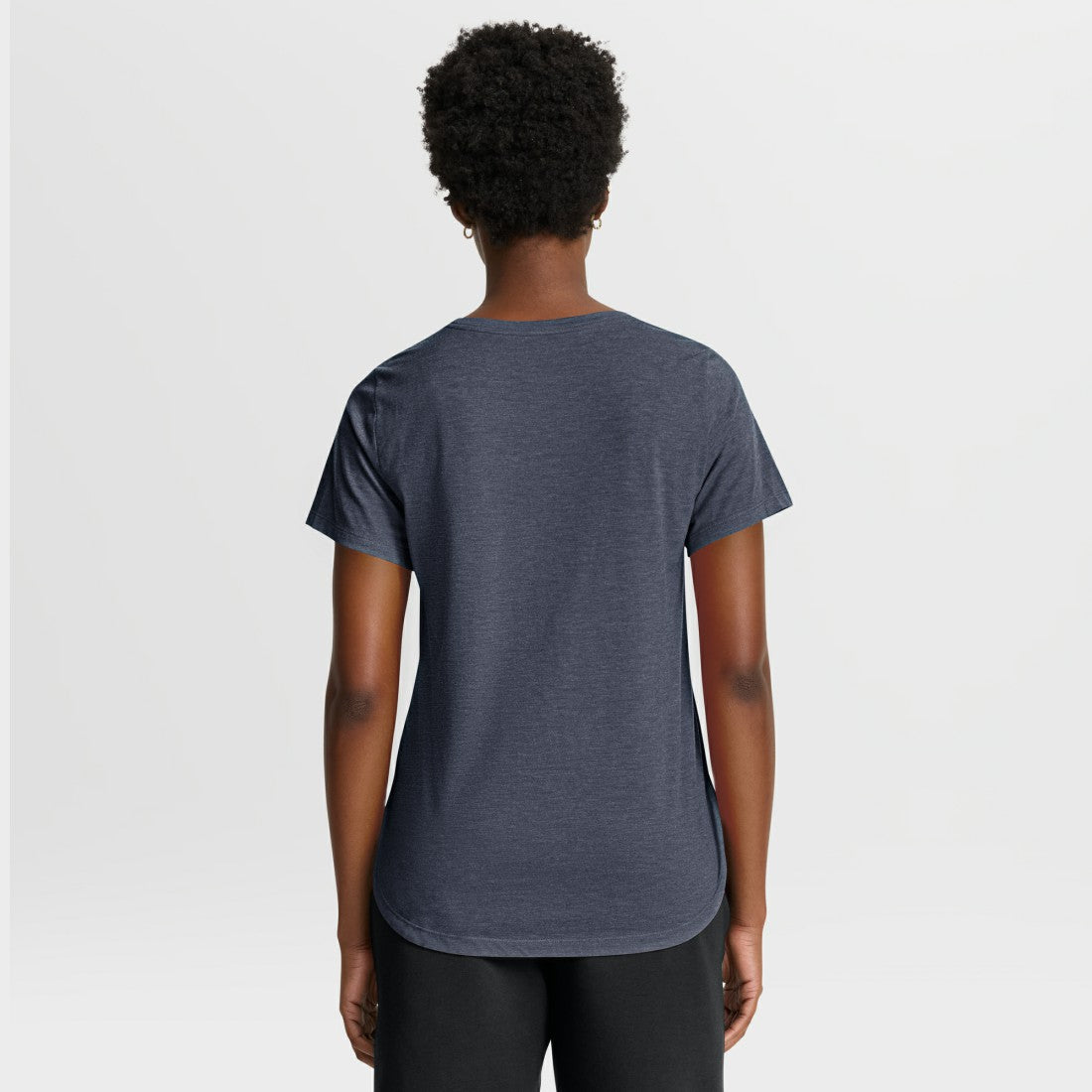 Seattle Seahawks Women's Script Tri-Blend T-Shirt College Navy - Nike