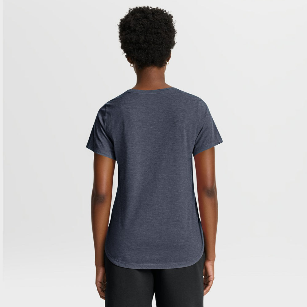 Seattle Seahawks Women's Script Tri-Blend T-Shirt College Navy - Nike