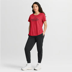 Tampa Bay Buccaneers Women's Script Tri-Blend T-Shirt Red - Nike