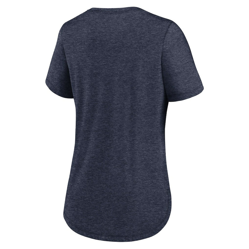 Dallas Cowboys Women's Script Tri-Blend T-Shirt Heather Navy - Nike