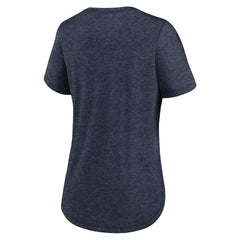 Dallas Cowboys Women's Script Tri-Blend T-Shirt Heather Navy - Nike