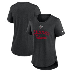 Atlanta Falcons Women's Script Tri-Blend T-Shirt Black - Nike