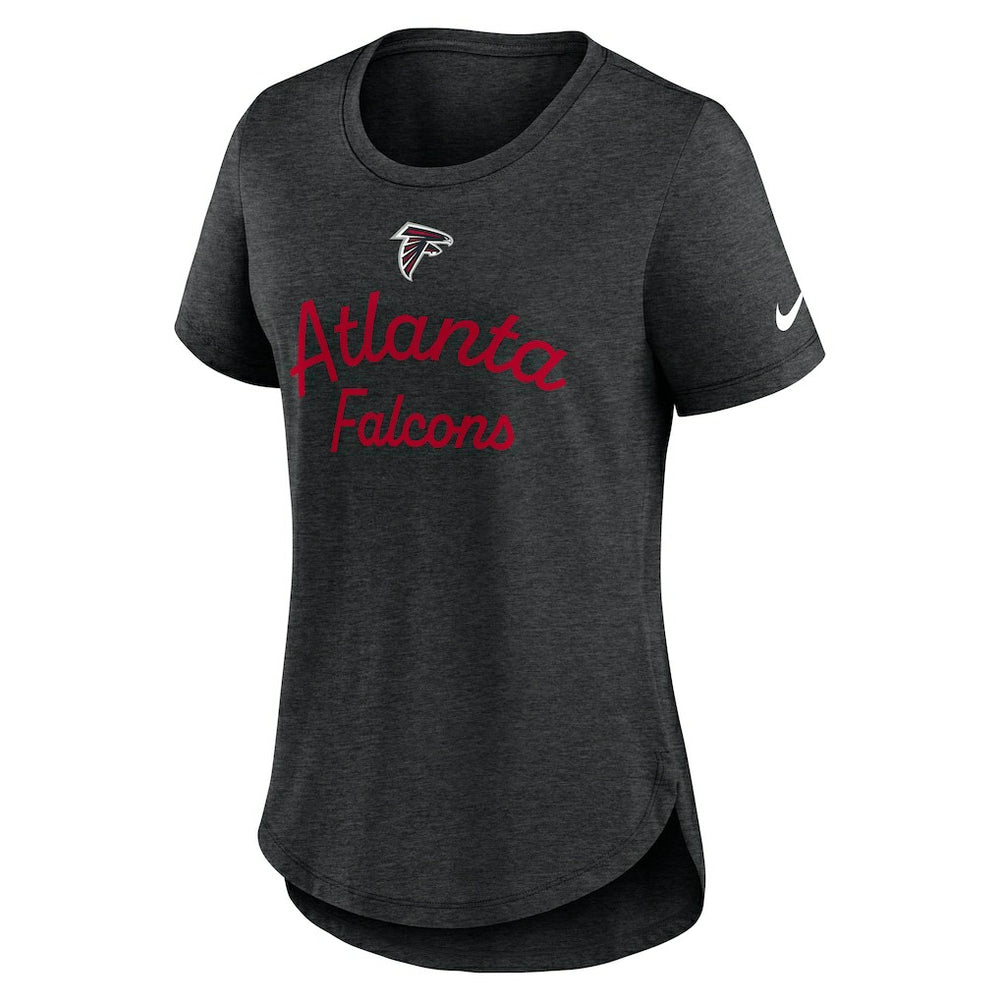 Atlanta Falcons Women's Script Tri-Blend T-Shirt Black - Nike