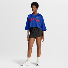 Buffalo Bills Women's Primetime Cropped Mesh Dri-FIT Fashion Jersey Royal - Nike