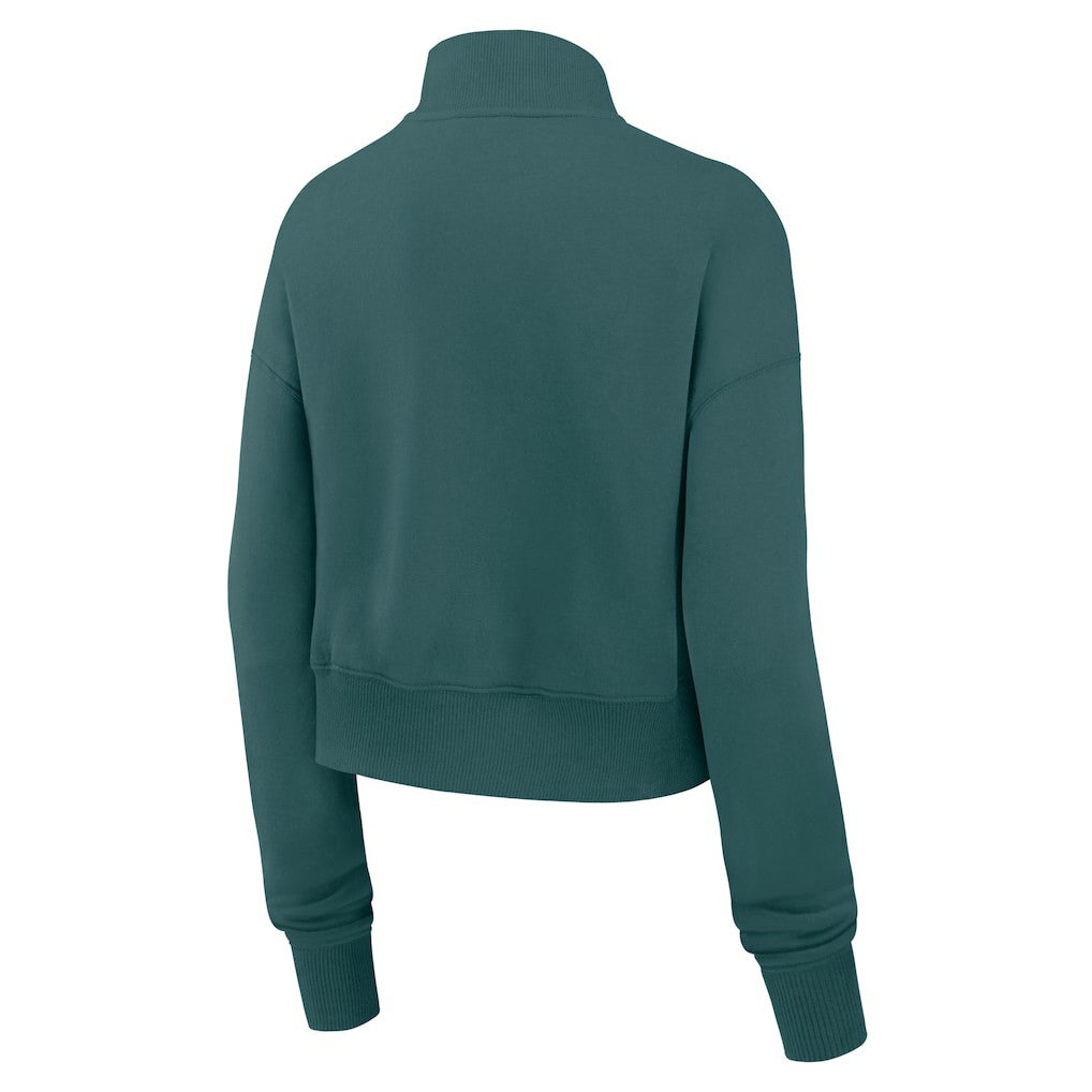Philadelphia Eagles Women's Primetime Phoenix Half-Zip Sweatshirt Midnight Green - Nike