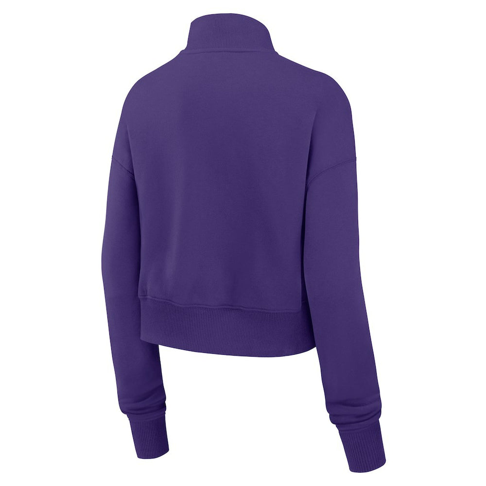 Minnesota Vikings Women's Primetime Phoenix Half-Zip Sweatshirt Purple - Nike