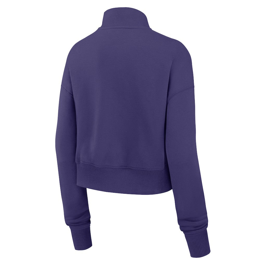 Baltimore Ravens Women's Primetime Phoenix Half-Zip Sweatshirt Purple - Nike
