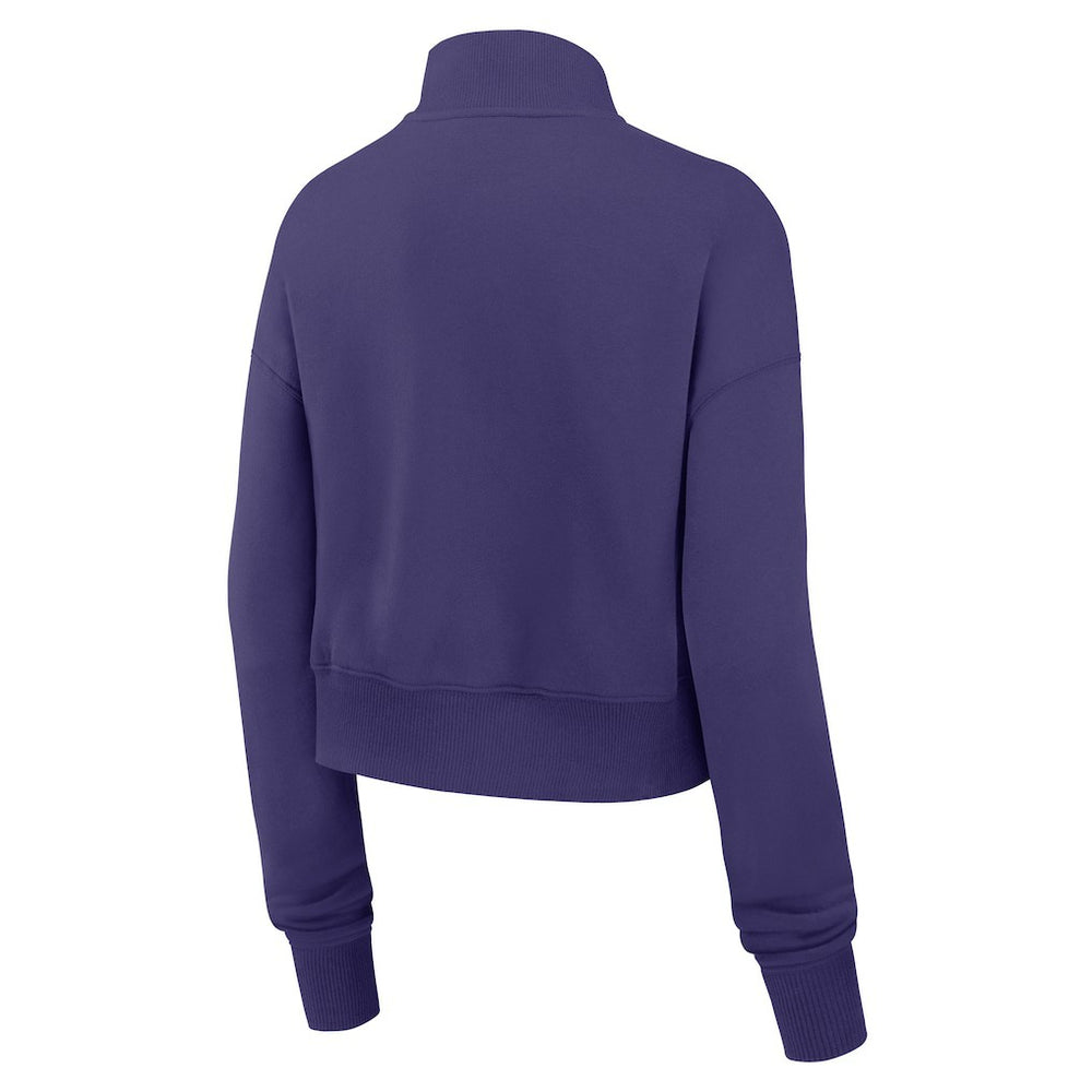 Baltimore Ravens Women's Primetime Phoenix Half-Zip Sweatshirt Purple - Nike