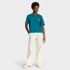 Jacksonville Jaguars Women's Rewind Pocket Boxy T-Shirt Teal - Nike