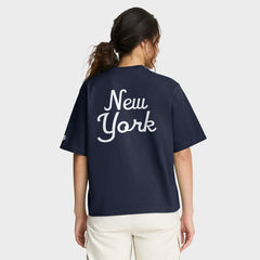 New York Giants Women's Rewind Pocket Boxy T-Shirt Royal - Nike